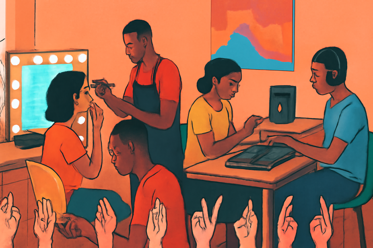 Casa da Juventude recebe inscrições para cursos gratuitos de beleza, música e Libras na Gamboa